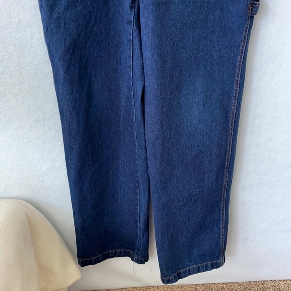 Roundy Ridge Dark Wash Carpenter Overall/Bibs - Picture 4 of 12